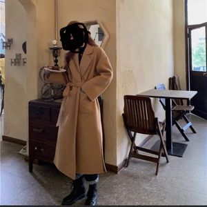 Tan Belted Coat